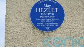 Plaque unveiled for 1890s champion teen golfer May Hezlet at Royal Portrush