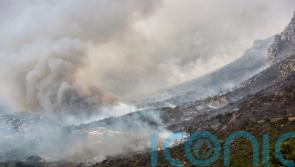 Large fires are burning on the slopes of South Africa’s famous Table Mountain