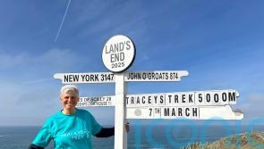 Widow halfway through ‘healing’ 5,000-mile British coastline charity challenge