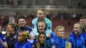 Sonia Bompastor wants treble and unbeaten season after Chelsea’s WSL title win