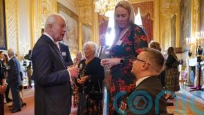 Prince of Wales says he is ‘in awe’ of triple-amputee veteran injured in Iraq
