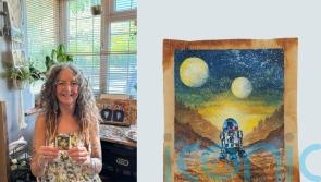 Artist paints out of this world Star Wars-inspired scenes on used tea bags
