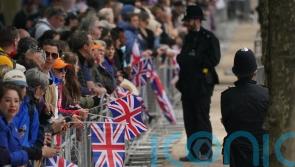 Spectators camp overnight and arrive in early hours to see parade and royals