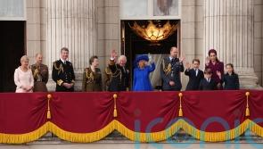 Four generations of royals gather on palace balcony to observe VE Day flypast
