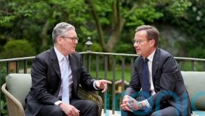 Starmer hosts Swedish PM in Downing Street