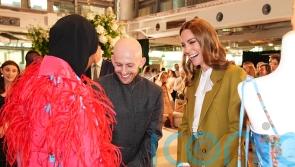 Princess of Wales presents British designer Patrick McDowell with Queen Elizabeth II Award