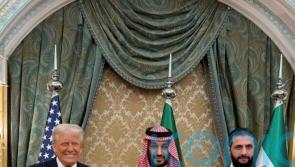 Trump meets Syria’s former-insurgent-turned-leader in Saudi Arabia