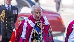 King and Prince of Wales share private moment at Order of the Bath ceremony