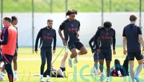 Joshua Zirkzee, Diogo Dalot and Leny Yoro train as Man Utd prepare for EL final