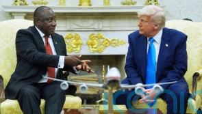 Trump uses White House meeting to confront South African president over farmers