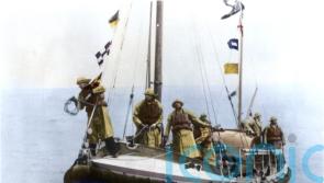 Pictures of lifeboat and crew in Dunkirk rescue colourised for 85th anniversary