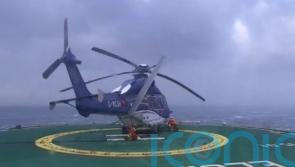 Broken helicopter blade ‘narrowly missed’ worker on oil rig, report finds