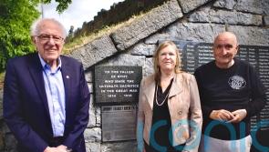 Bernie and Jane Sanders attend plaque unveiling in Co Kildare