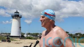 Lewis Pugh warns we must protect sharks as he completes swim to mark Jaws’ 50th