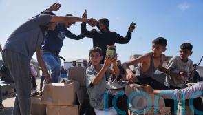 Shots fired as US-backed humanitarian centre begins distributing food in Gaza