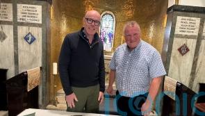 Man reunited with father’s wartime documents found hidden in desk drawer