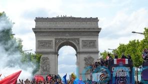 Carnival atmosphere in Paris after Champions League success