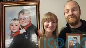 Siblings reunited with school photo found in charity shop 300 miles away