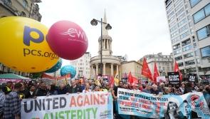Thousands gather for anti-austerity demonstration in London