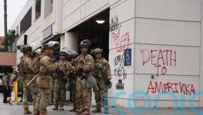 National Guard face protesters hours after arriving in LA on Trump’s orders