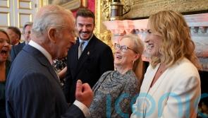Charles joined by David Beckham and Meryl Streep to celebrate award winners