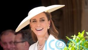 Kate shares a laugh with Sophie during Order of the Garter celebration