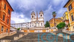 Man, 80, gets stuck while driving luxury Mercedes car down Rome’s Spanish Steps