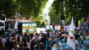 Kneecap ‘plasters’ London with message of support for group member due in court