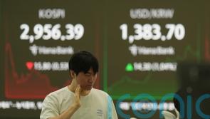 Global shares decline as tensions simmer in the Middle East