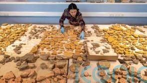 Archaeological ‘jigsaw’ reveals 2,000-year-old Roman wall paintings