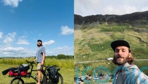 Man who swapped rugby career for singing is cycling from Edinburgh to Glastonbury Festival ahead of his performance