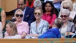 Rebel Wilson and Cate Blanchett among stars in Royal Box on another sweltering day at Wimbledon