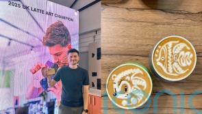 Man crowned UK latte art champion and ranks 10th worldwide with Sonic the Hedgehog, dog and battleship designs