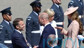 Macron arrives in UK promising co-operation on issues including migration