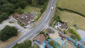 Man in hospital with serious injuries after being shot by police near rural pub