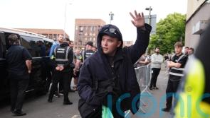 Kneecap fans at Glasgow gig rally around trio after festival slot cancelled
