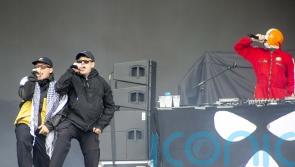 ‘They can’t stop us’: Kneecap hit back against Swinney at Glasgow gig