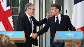 UK and France agree nuclear weapons can be used in tandem to deter Russia