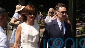 Benedict Cumberbatch and Dame Anna Wintour attend Wimbledon