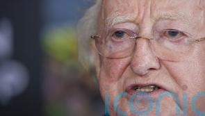Michael D Higgins lays wreath to mark National Day of Commemoration