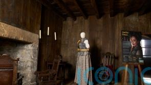 Outlander dress goes on show in village where series filmed