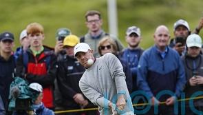 Home favourite Rory McIlroy falls short in bid for first-round Open lead
