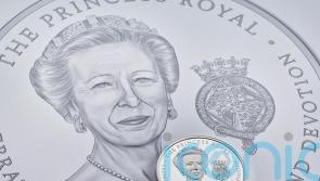First Royal Mint coin to celebrate Anne goes on sale for her 75th birthday