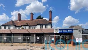 Man denies violent disorder following protest outside Essex hotel