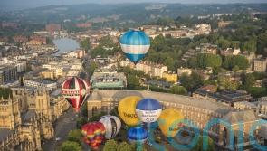 Hot air balloons fill the sky above Bristol ahead of annual fiesta