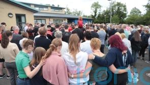 Hundreds gather at vigil for mother and children killed in Co Fermanagh shooting