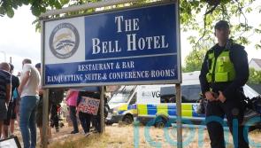 Police impose restrictions ahead of fresh protests outside migrant hotel