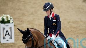 Charlotte Dujardin made dressage comeback at Gloucestershire event