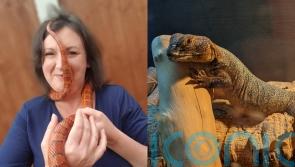 Agent who has more than 40 exotic creatures at home, including snakes and a bearded dragon, says they are the ‘chaos crew’
