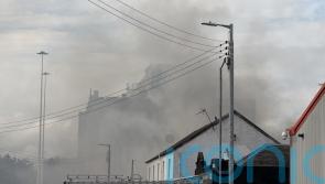Industrial estate fire treated as deliberate